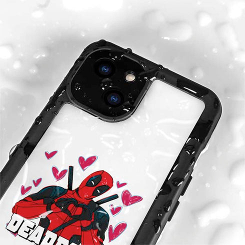 Marvel Deadpool Legacy Deadpool Love iPhone 15 Waterproof Case